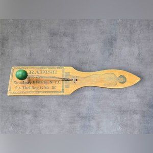 1930s "Thrilling Girls" Paradise Cabaret Noisemaker – NYC Nightlife Memorabilia
